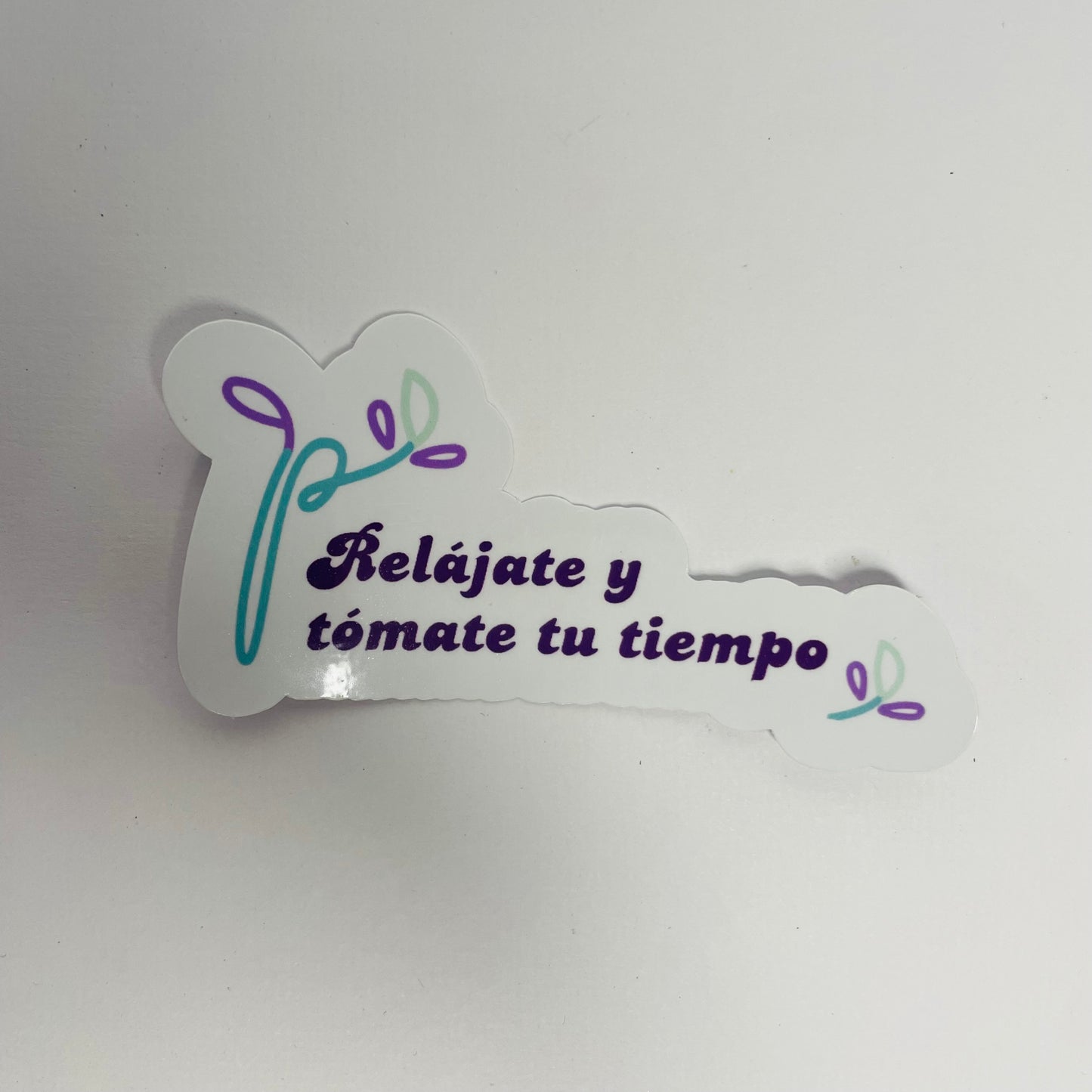 Relájate y tomate tu tiempo