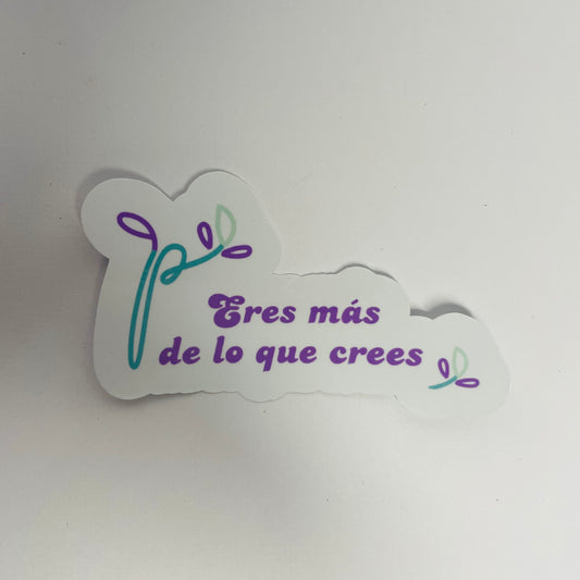 Eres más de lo que crees